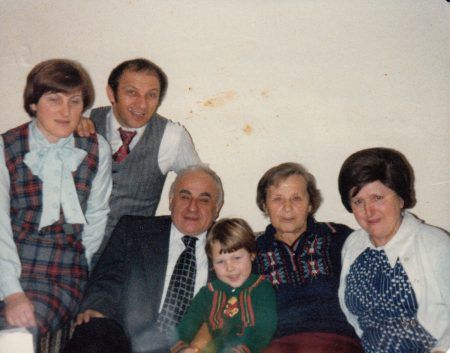 Spotkanie po latach w Stanach Zjednoczonych. Od lewej: Janina z mężem, Jerma, Maria z wnuczką Agnieszką oraz żona Jermy