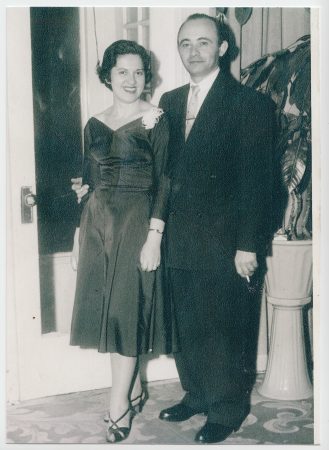 Erwin Krause z żoną Doris