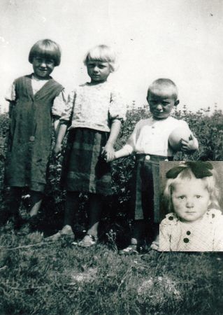 Dzieci Domagałów. Od lewej: Kazimiera, Maria, Michał i Janina