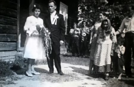 Józef Wielgosz i Elżbieta Nowak z domu Wielgosz wspominają rodziców
